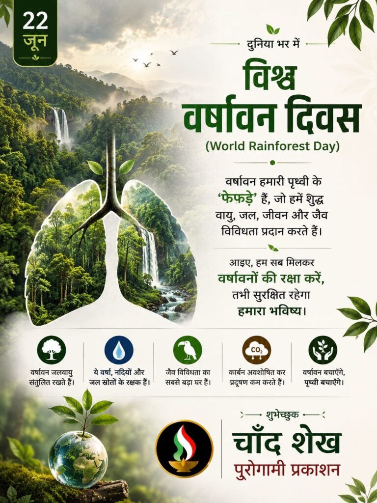 विकासाच्या नावाखाली… हरवत चाललेला हिरवा गंध,<br>जागतिक वर्षावन दिवसानिमित्त एक चिंतन